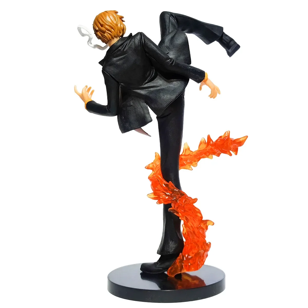 Sanji Black Leg Fire Battle Version figuras de acción coleccionables de PVC, One Piece, modelo de juguetes para niños, 25cm