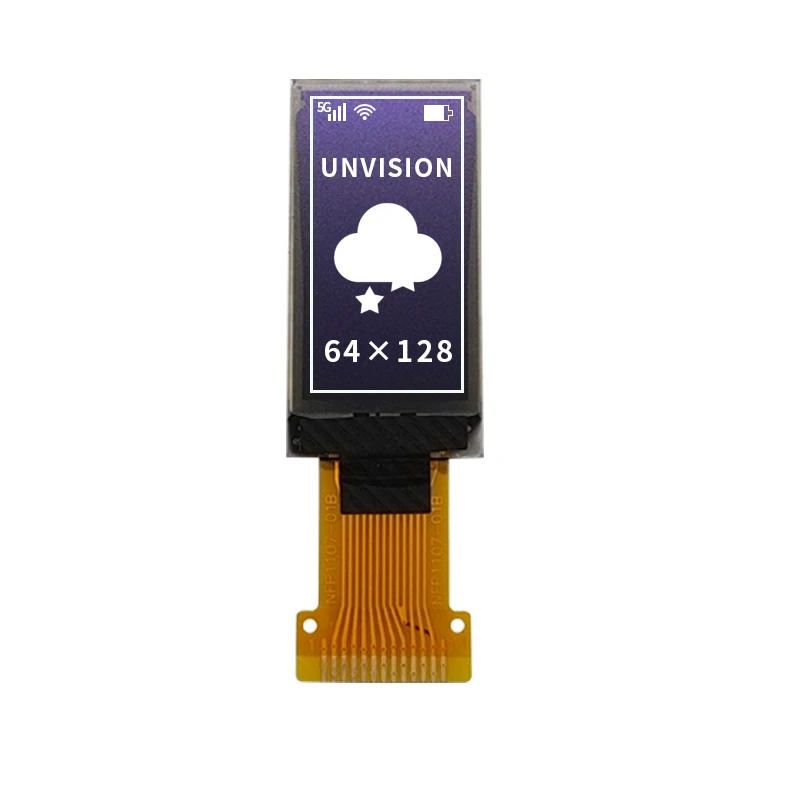 

0.96 inch OLED Vertical Screen 64*128 Dot Matrix Display SSD1312 Drive 13PIN Welding Vertical Screen SPI/IIC Interface