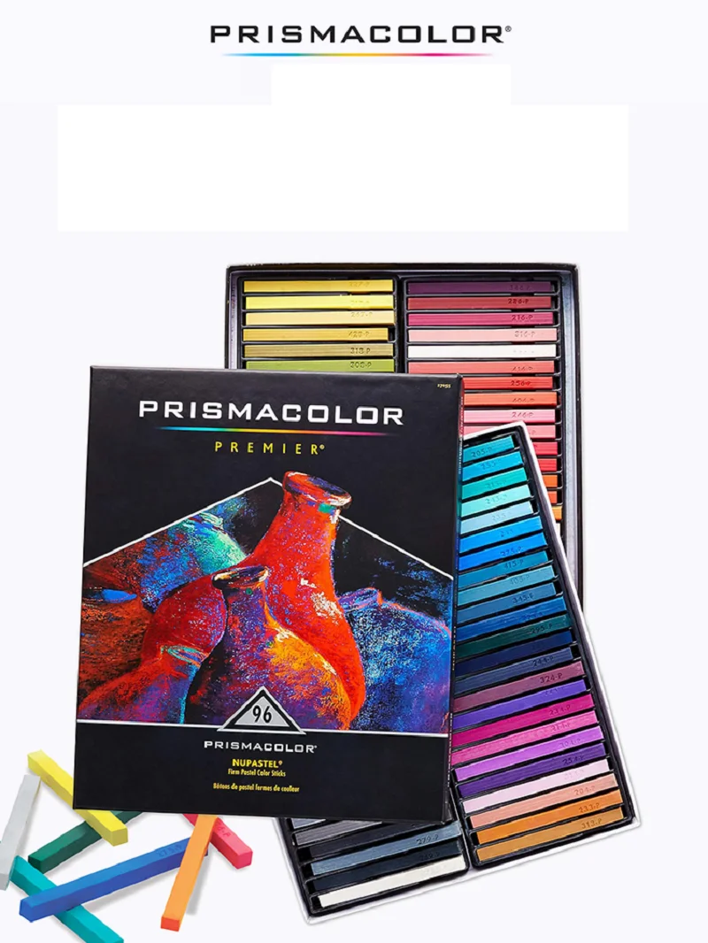 Prismacolor Artist Chalk Stick Professional Pastel Stick Square Chalk Stick 24/96 Colors Coloring Drawing Beginner Art Supplies