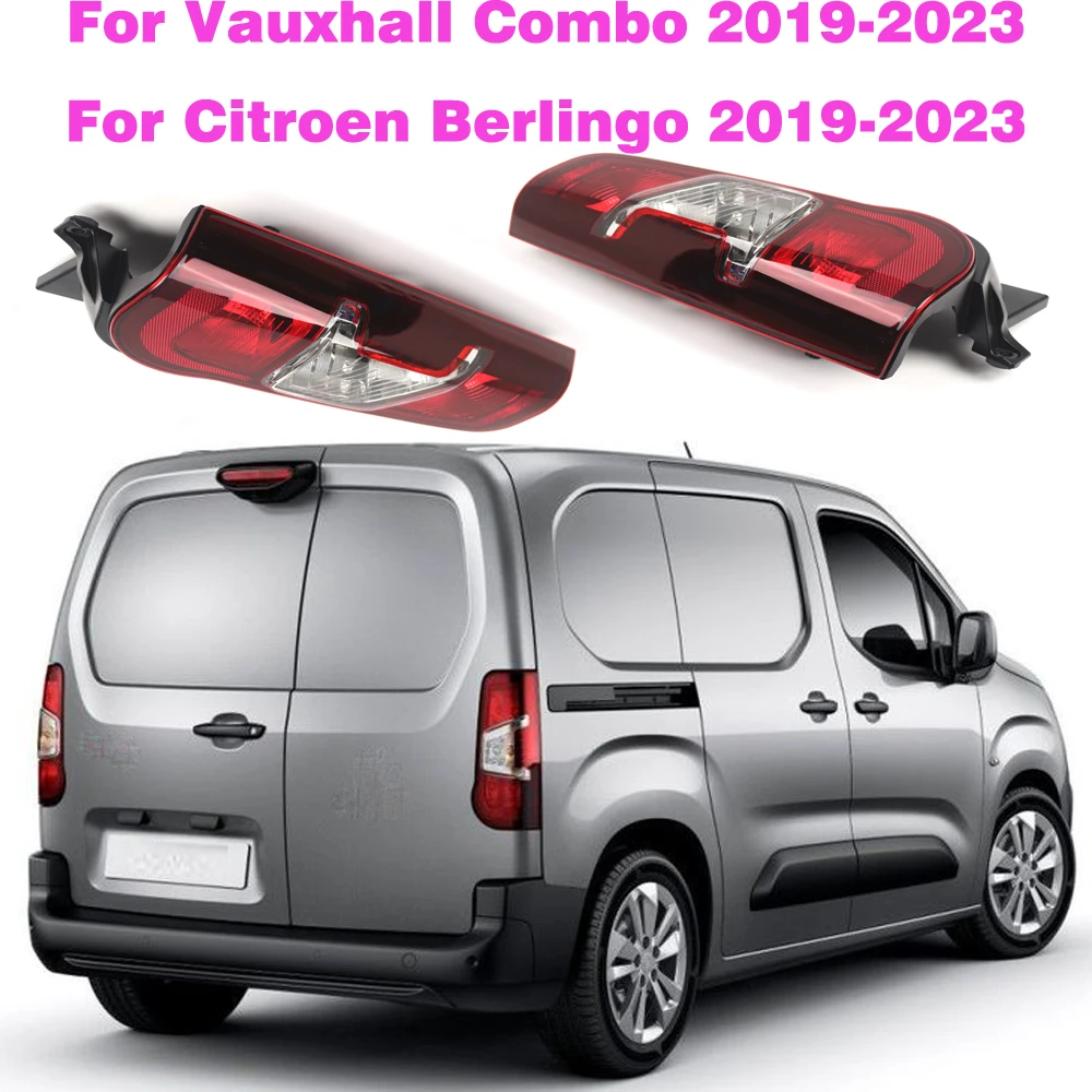 

Без лампы заднего фонаря автомобиля для Peugeot Partner для Citroen Berlingo для Vauxhall Combo для Toyota Proace City 2019-2023