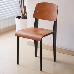 Nordic Wooden Backrest Dining Chairs Interior Comfortable Dining Chairs bar stool Dresser Cafe Nail Salon Sedie Home Furniture