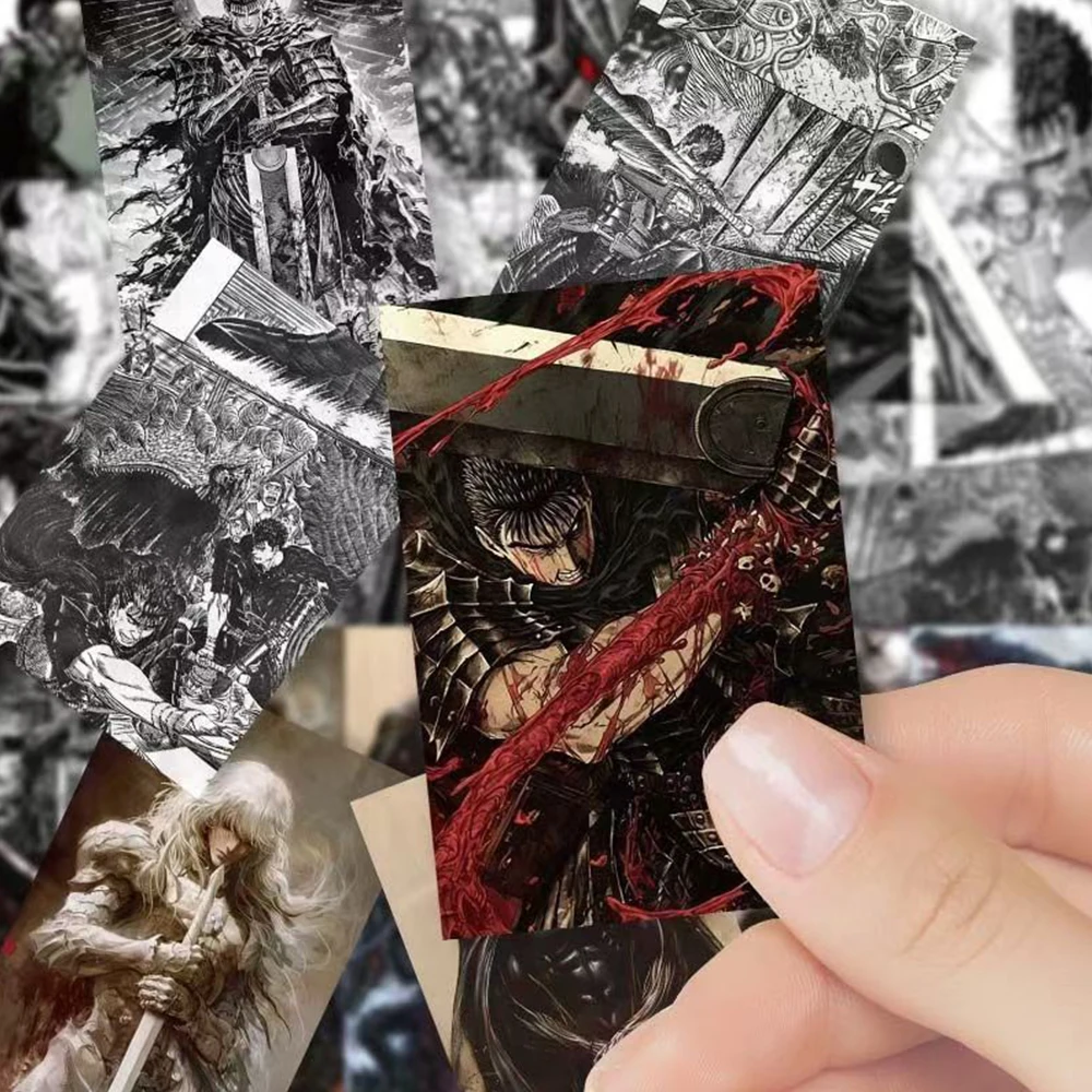 10/30/59pcs Berserk Anime Stickers Cool Guts Cartoon Sticker Laptop Luggage Suitcase Motorcycle Phone Waterproof Griffith Decals view 5