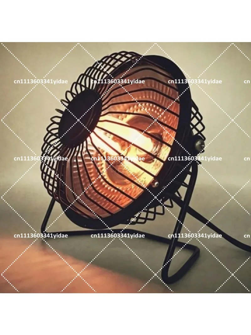 220V Mini Electric Heater Portable Quartz Tube Fan for Home Office Winter Use - view 2