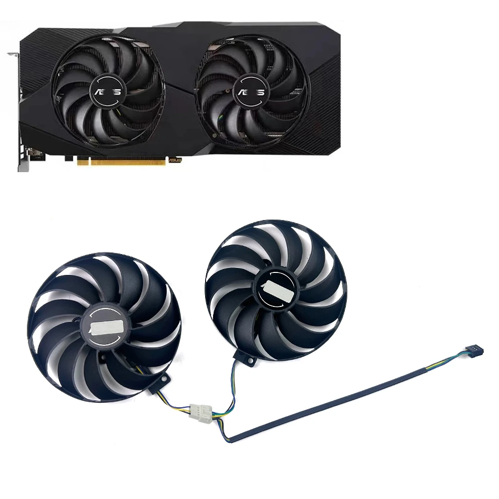 Cooling 95MM 4pin T129215SU FDC10U12S9-C DC 12V  RX5600XT 5700XT GPU Cooler For Asus Radeon Rx 5600 5700 Xt Dual Evo Oc