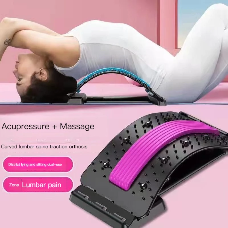 

Back Massage Muscle Relaxation Stretcher Orthodontic Magnetic Pose Therapy Back Stretching Spine Stretcher Lumbar Support