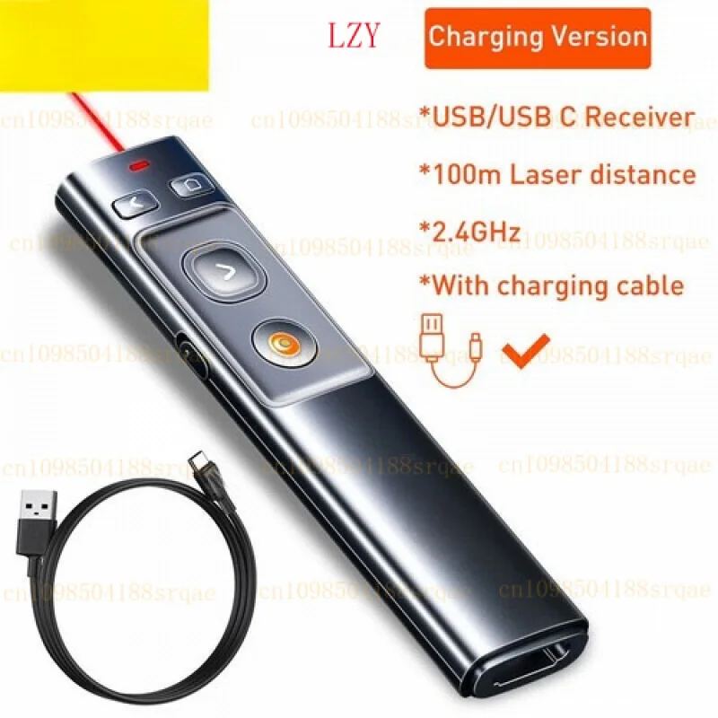 

for Baseus Wireless USB Powerpoint for Presentation PPT Flip Pen Laser Pointer Clicker
