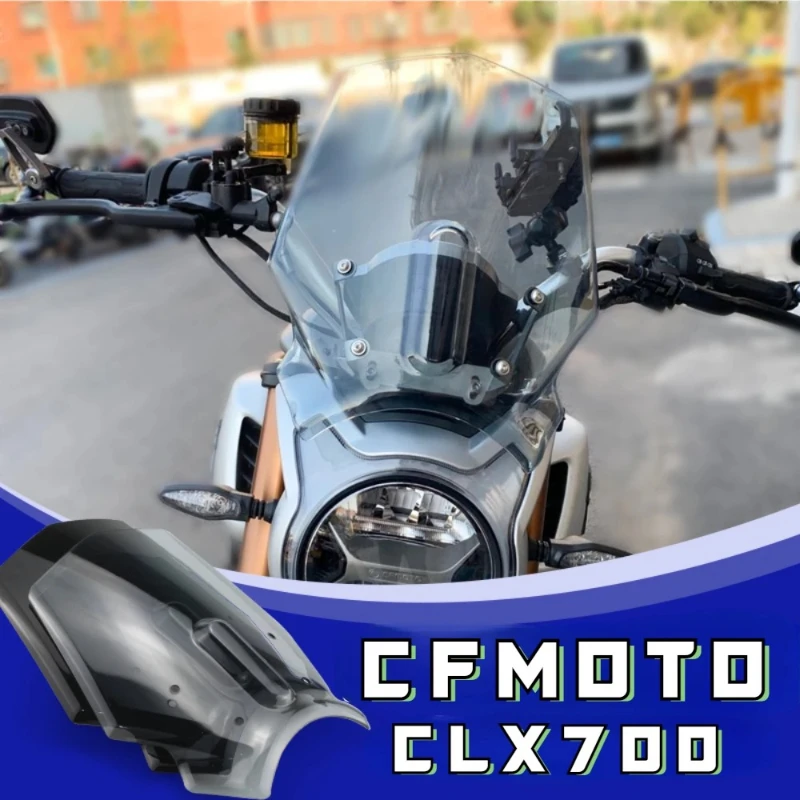 

Motorcycle Windshield Scooter Windscreen Wind Deflectors For CFMOTO 700 CLX 700CLX 700CL-X CLX700
