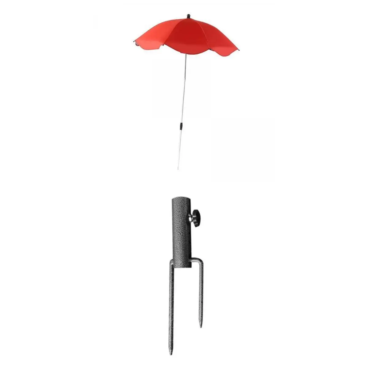 

Lightweight Garden Parasol Plant Umbrella Sun Shelter Stand Base for Balcony Flower Bed and Patio Decor