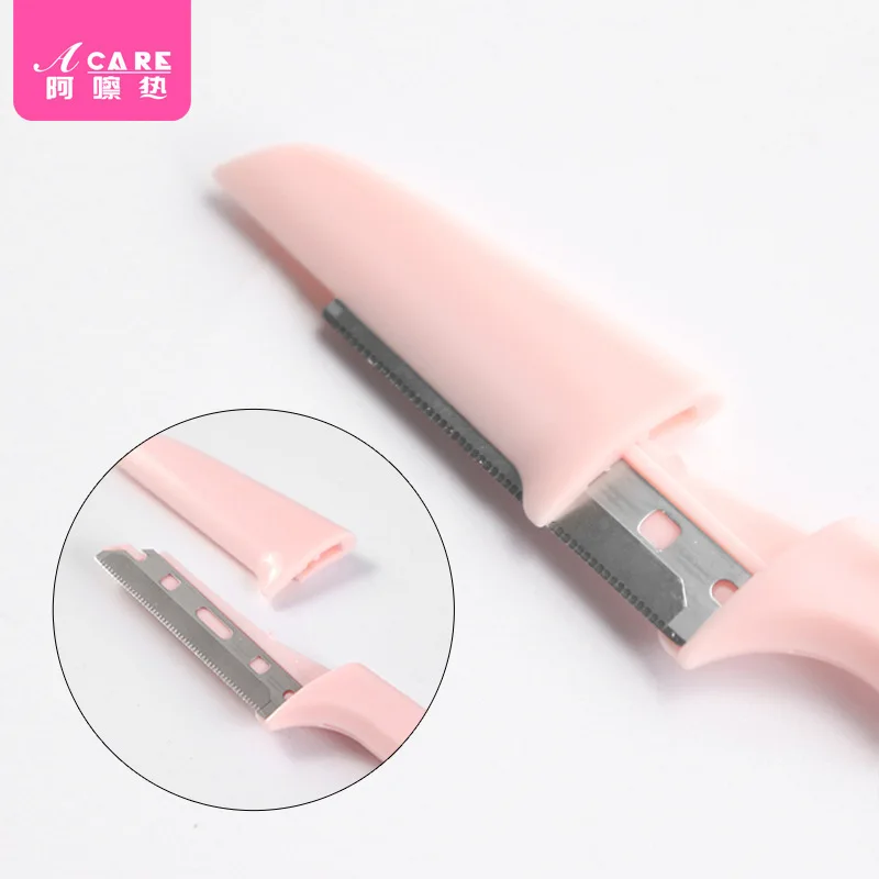 Eyebrow Trimmer/Folding B1P49-Easy to Use Safe Thrush Makeup Artist Eyebrow Knife for Men and Women