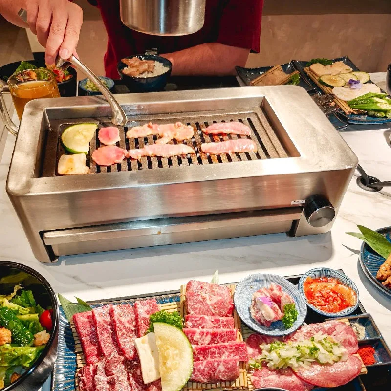 Table Grill Japanese Electric Grill Household Large-capacity Multi-functional Commercial Barbecue Pot