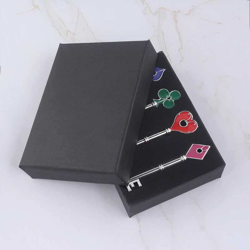 Game Biological Crisis: Requiem Keychain Playing Card Key Commemorative Keychain Survival Horror Men's Party Gift