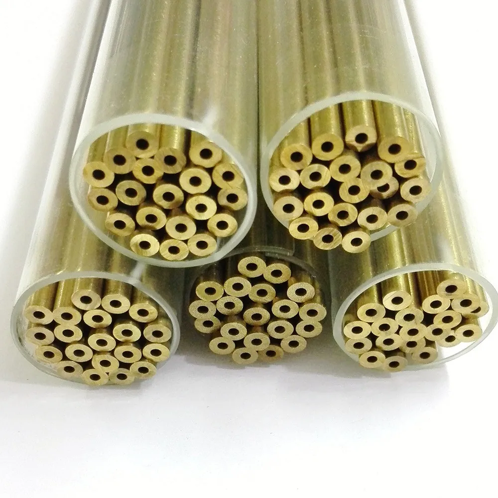 غرامة ثقب التفريغ النحاس أنبوب اللكم آلة القطب أنبوب 3.0 مللي متر x 400 مللي متر النحاس أنبوب البرونزية أنبوب 10 قطعة #1