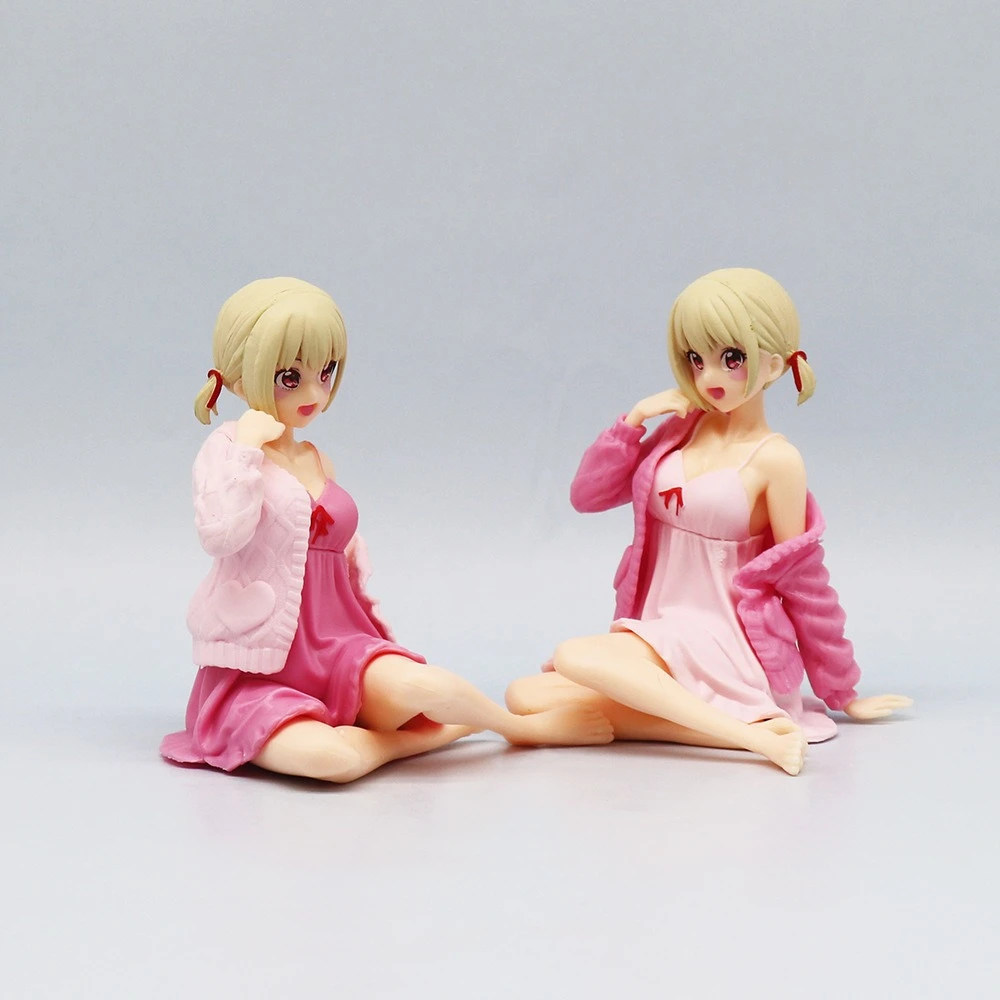 Anime Dress-Up Kawaii Darling Nishikigi Chisato Figure Hentai Anime Figures Sexy Figurine Doll PVC Collection Model Toys Gifts