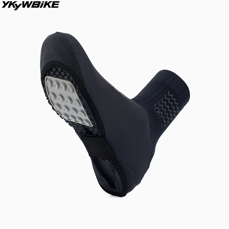 

YKYWBIKE Waterproof Overshoes Bicycle Cycling Shoe Cover Aerodynamic Bicycle Shoes Covers Accessorie Road Bike Short Overshoes