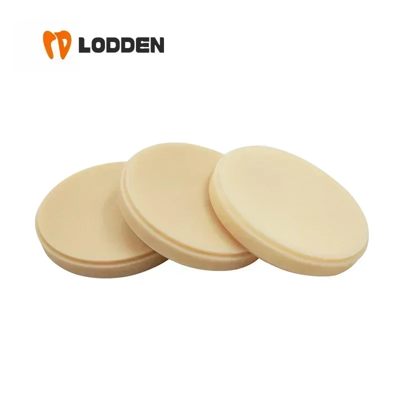 

LODDEN Monolayer PMMA Block Dental Lab Material Resin Disc for CAM/CAD Open System 98mm A1 A2 A3 A3.5 B1 B2 BL1 Colors