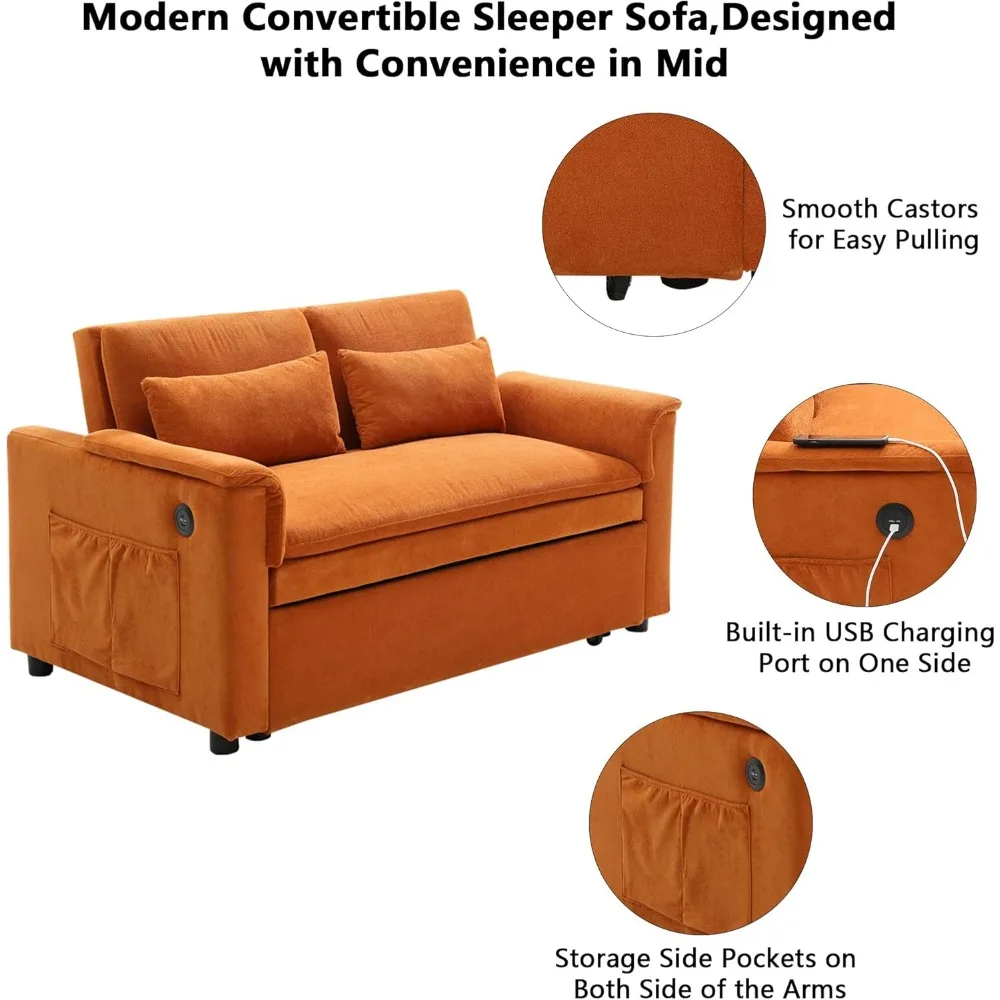 أرائك عصرية بمقعدين، وأريكة مخملية للنوم، وأرائك كرسي مع سرير قابل للسحب، وأرائك قابلة للتحويل بمقعدين لشركة الشركة #5