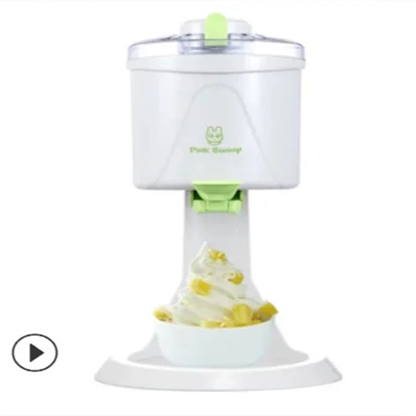 

220V 20W Home Desktop Automatic Hard Cone Ice Cream Machine 1L Large Capacity DIY Fruit Ice Cream Machine 1pc