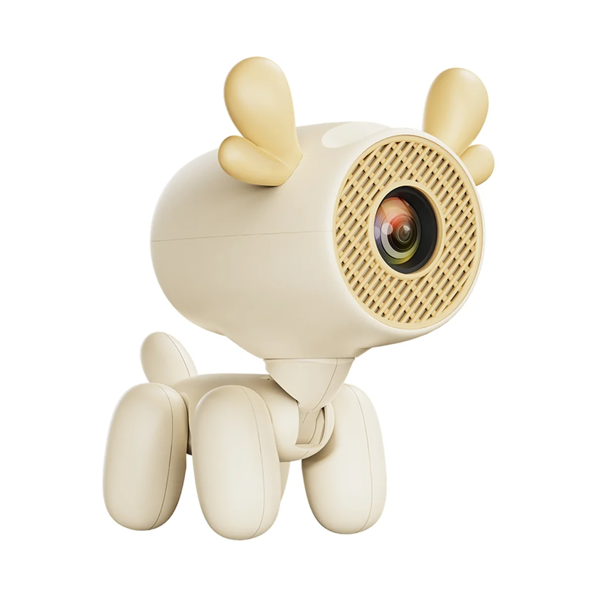 CCDD JY-H2 Fawn Projector Mini Portable LED Video Android 13.0 WIFI 6 Mirror for 720P 4K Video Home Cinema Projector UK Plug