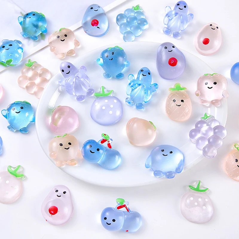 20pcs Cute Transparent Sticky Squishy Stress Relief Toys for Kids Birthday Party Favors Classroom Prizes Gifts Goodie Bag Filler