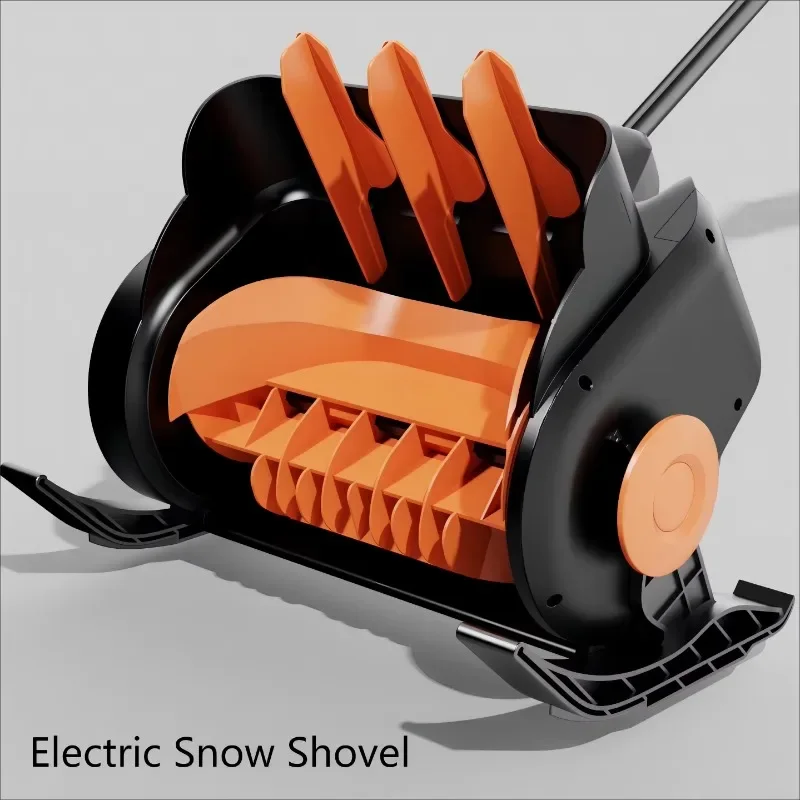 Heavy-Duty Cordless Snow Blower Foldable Garden Snow Sweeper Shovel