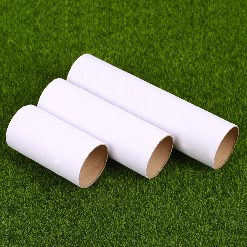 

12Pcs Craft Paper Rolls Round Cardboard Tubes Kids DIY Craft Making Tool Paper Roll Tubes Creative Handcraft Materials