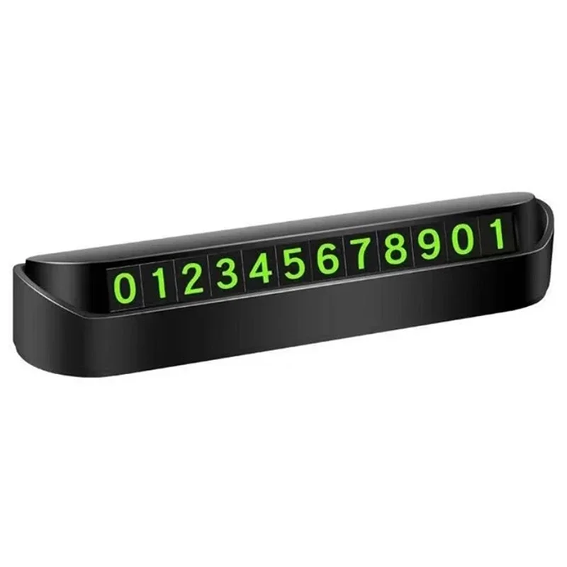 Creative Car Temporary Parking Card Phone Number Card Plate Telephone Number Car Park Stop Automobile Accessories Car-styling - Detail 1