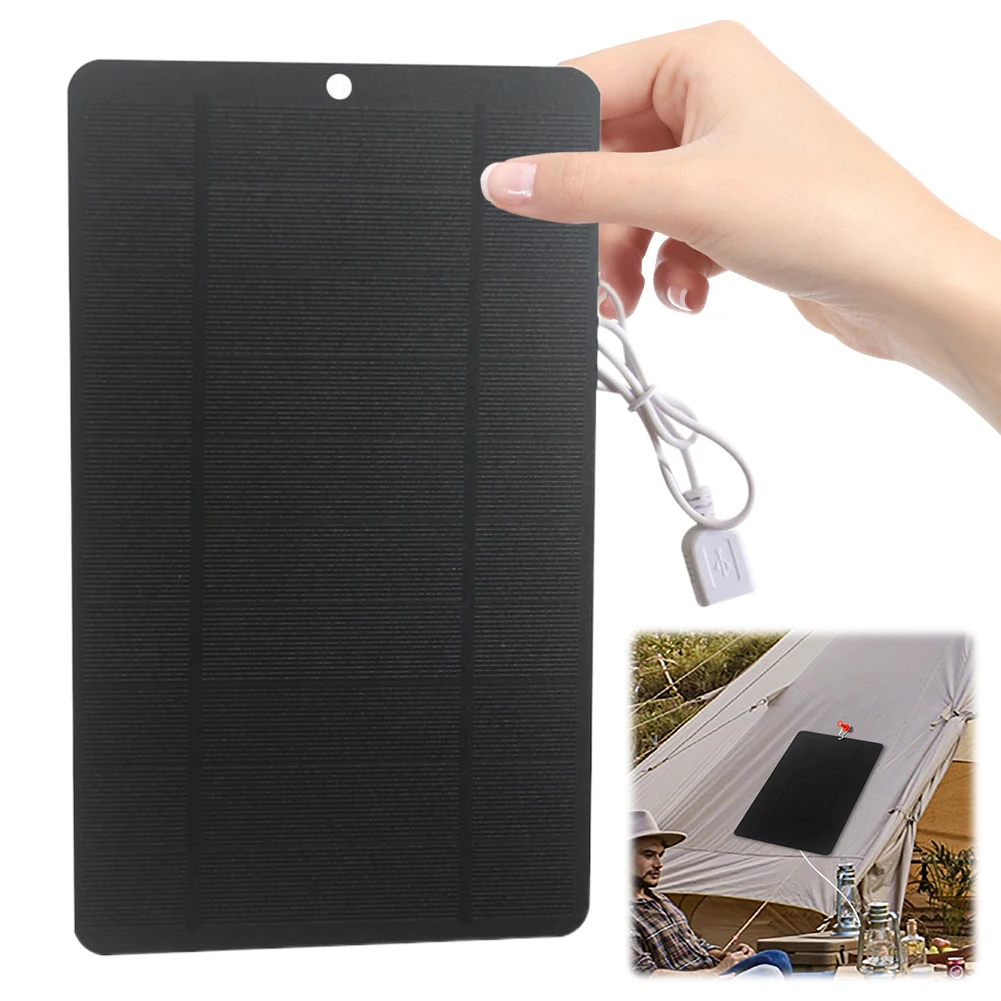10W 5V Portable Solar Charger USB Foldable Solar Panels for Phones Flashlight