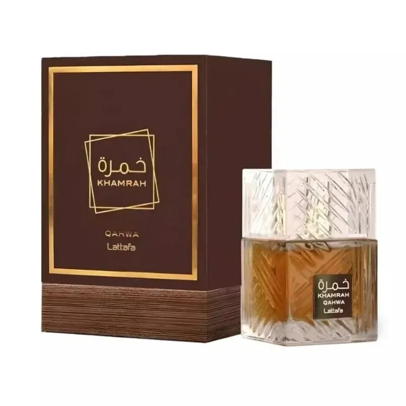 100 ml Lattafa-Parfums Khamrah Naher Osten, Arabisch, neutral, High-End-Duftparfüm, langanhaltendes Köln-Parfüm für Herren