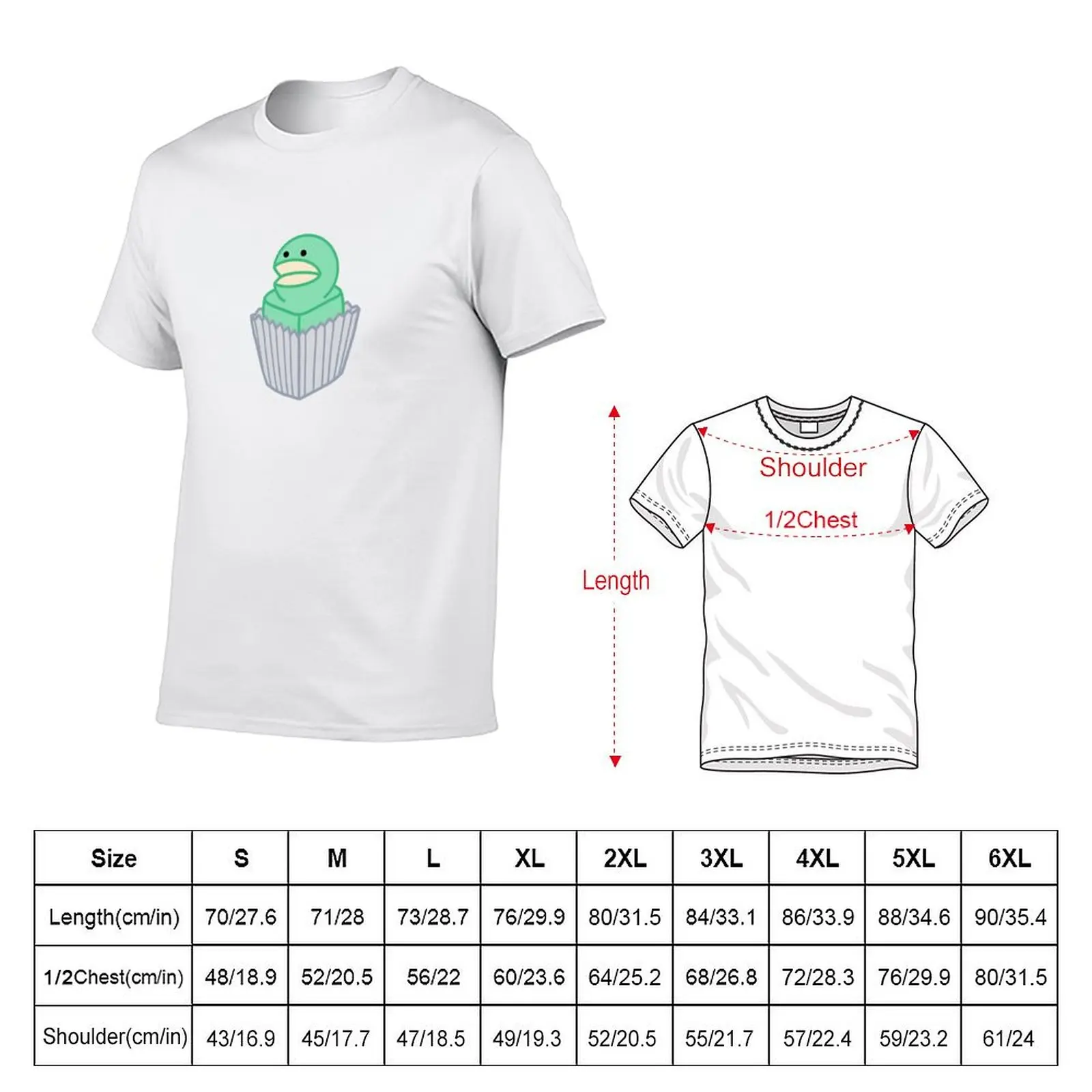 green frog cake T-Shirt Soft Touch Basic Cotton T-Shirt