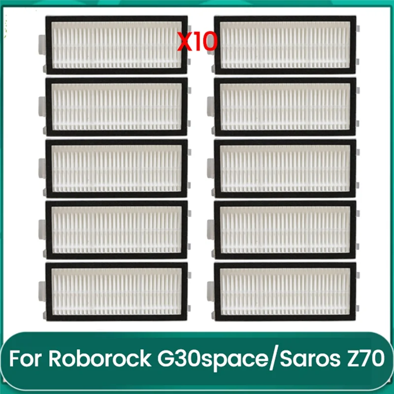 【Berserk】HEPA-фильтры для Roborock Saros Z70/G30space, запасные части для пылесоса, моющийся фильтр