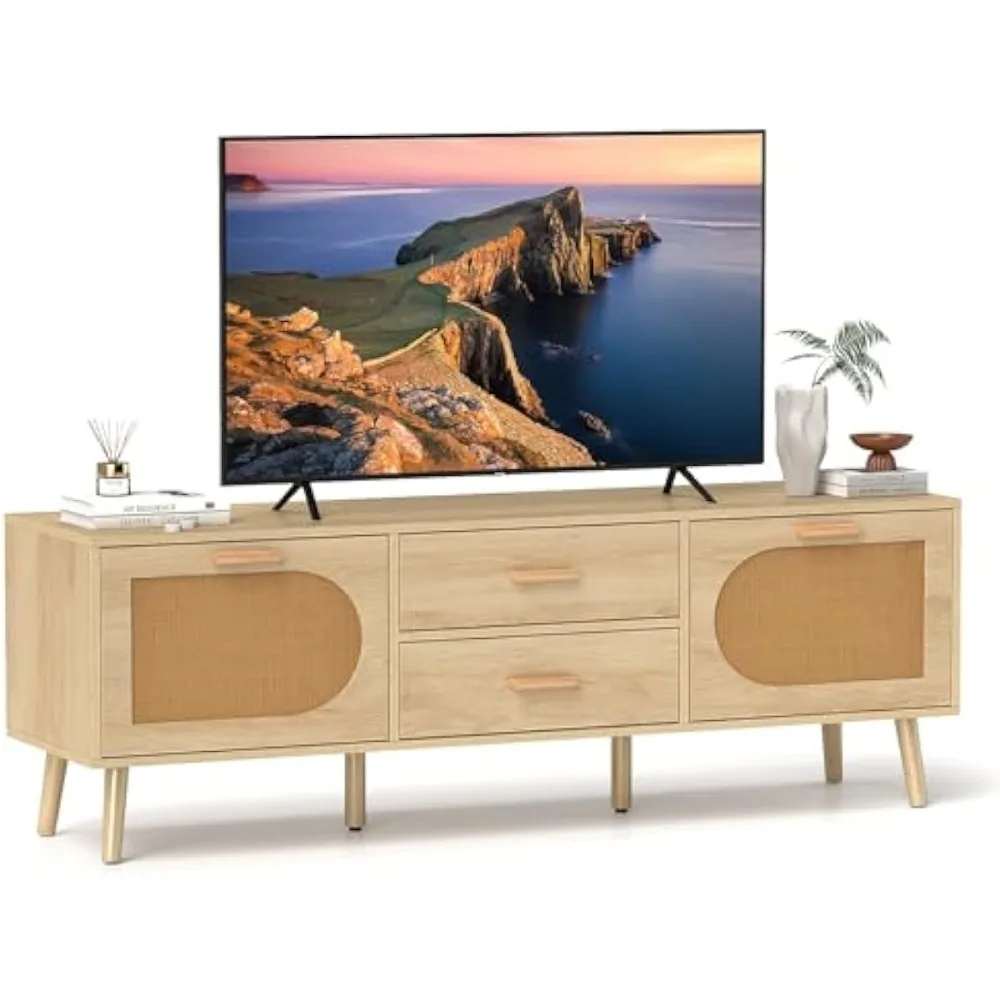 Rattan Tv Stand For… - image