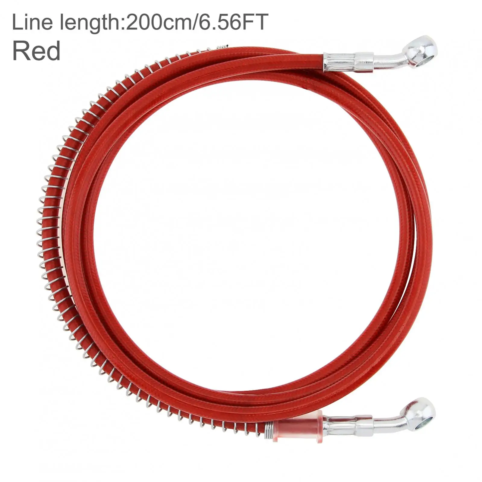 200 سنتيمتر دراجة نارية الترابية دراجة مضفر خرطوم الفرامل خط الصلب كابل فرامل يد الهيدروليكية البانجو الأنابيب للدراجات النارية سباق عالمي