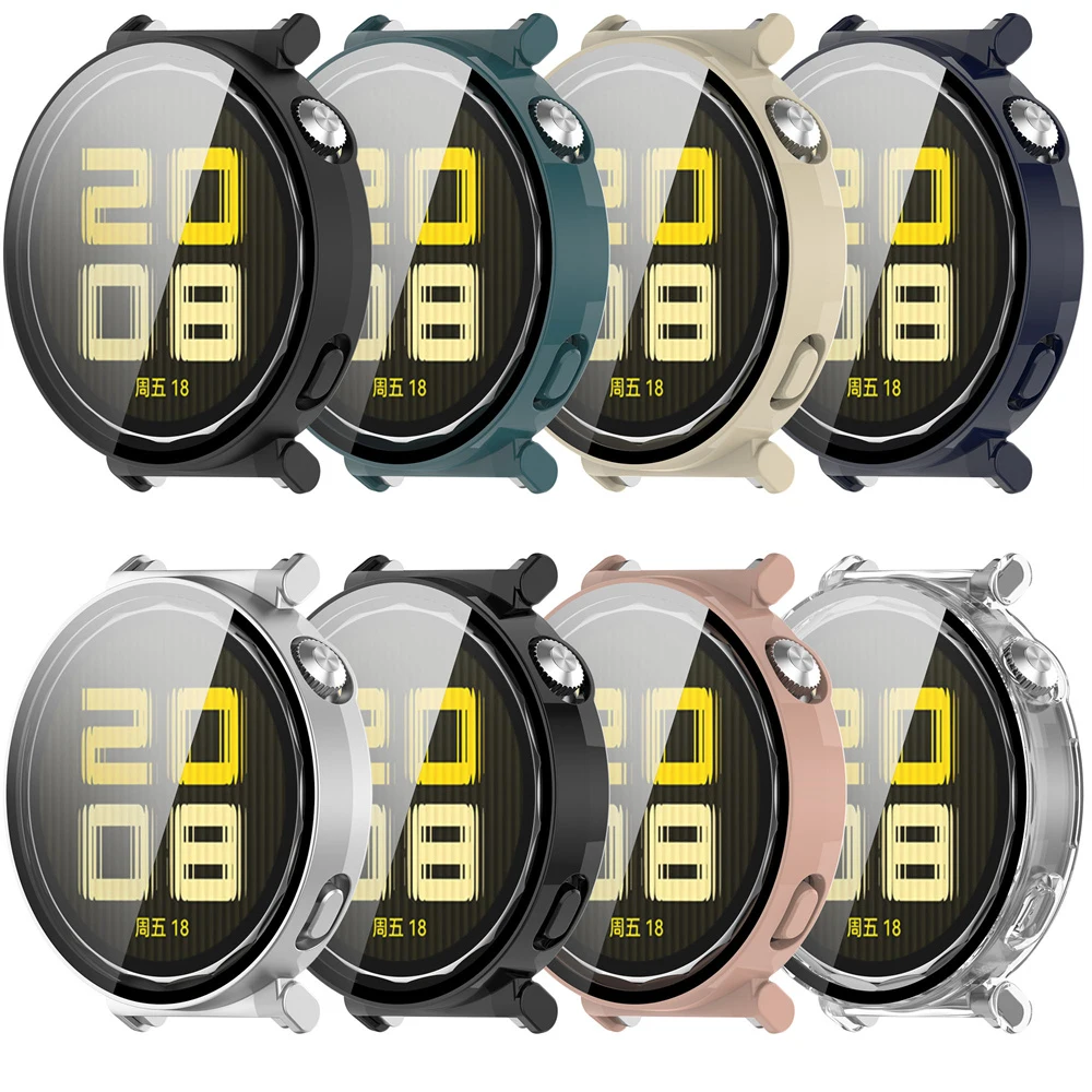 For Huawei Watch GT5 41mm Watch Case 2-in-1 Protective Case + Screen Protective Glass Protection Cover With Tempered Glass Film