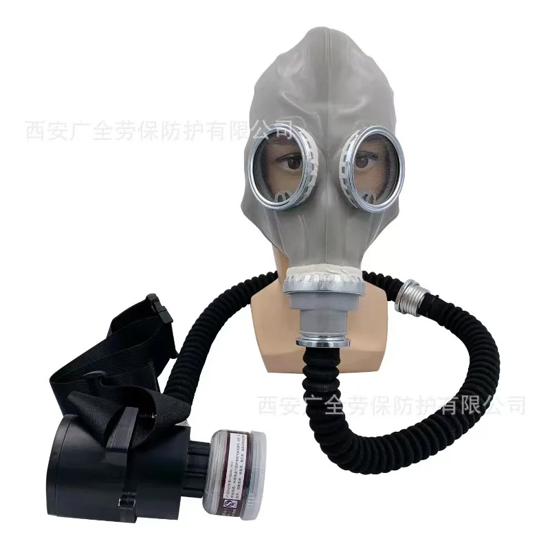 Gas Mask Respirator System Respirator Face Mask Protective Electric Constant Current Air Supply Full Face Mask Workplace Safety