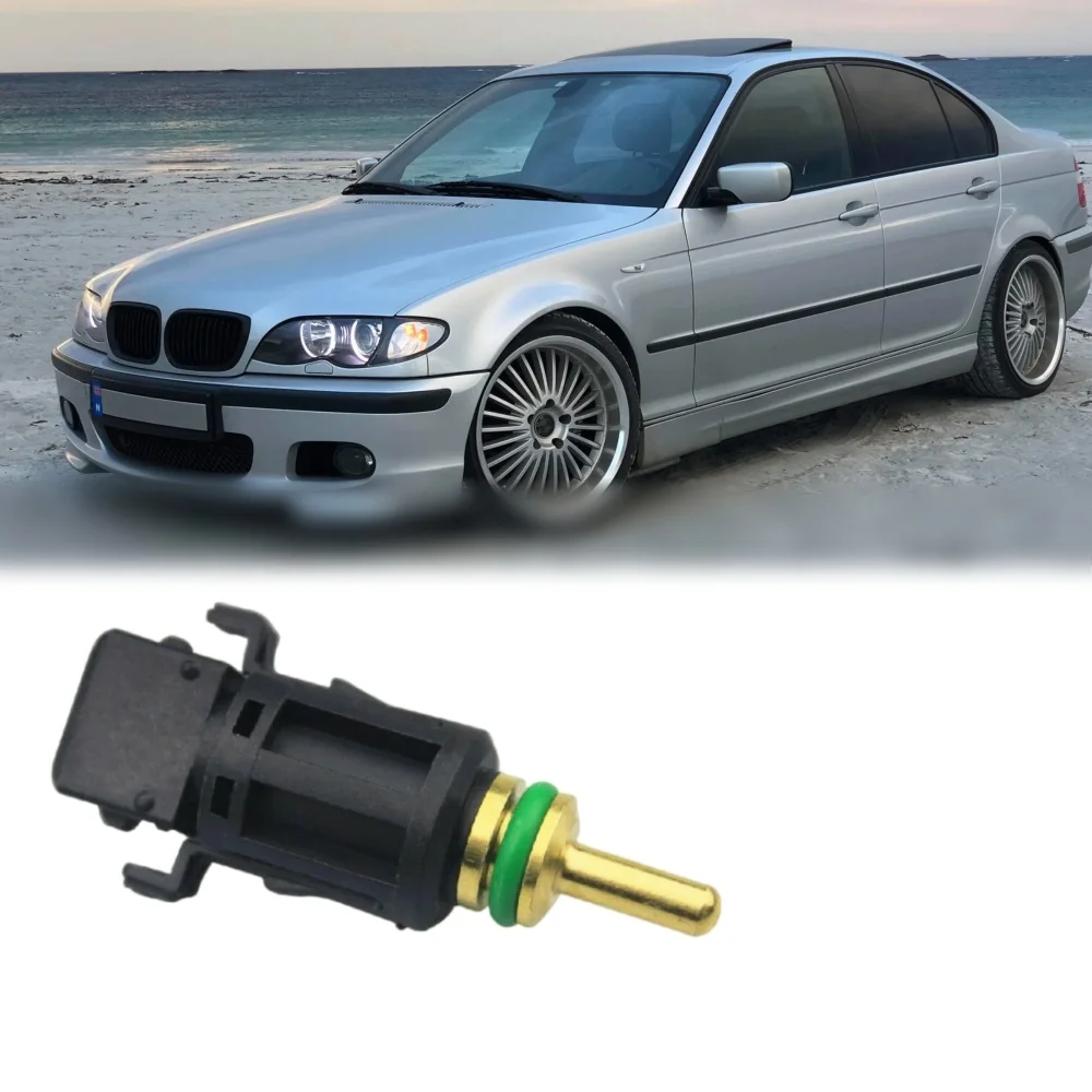 Car Coolant Water Temperature Sensor Fan Switch Unit For BMW E46 E90 E91 E85 13621433077 Automobiles Sensors Replacement
