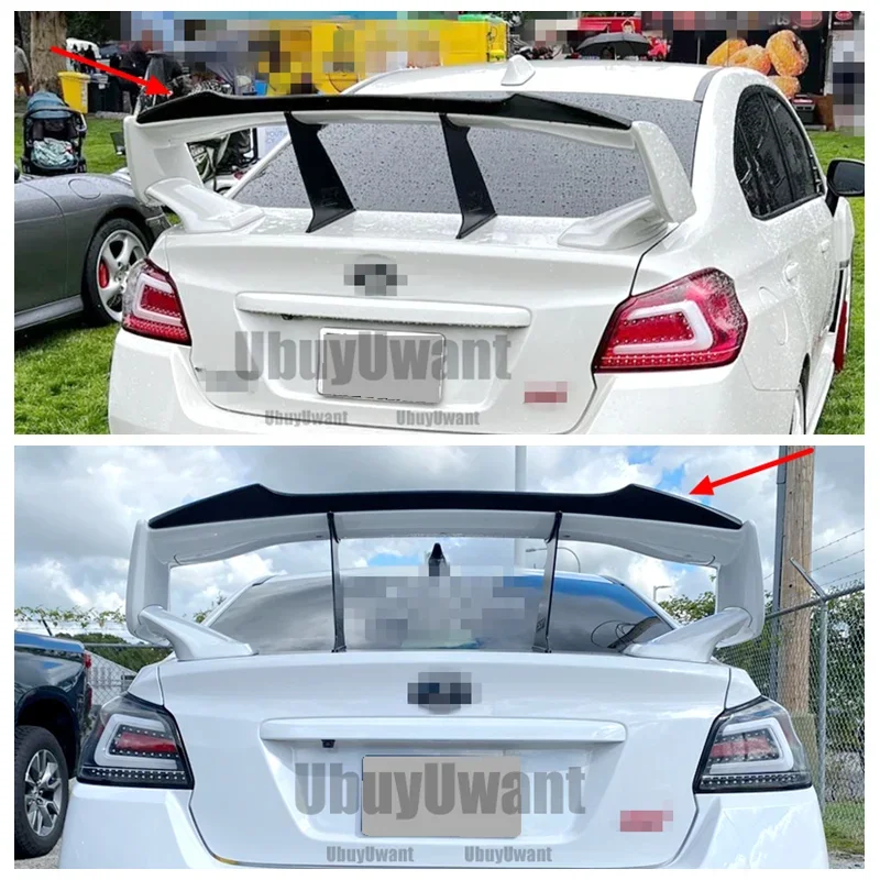 

Задний спойлер багажника STI из настоящего углеродного волокна, подходит для 2015 2016 2017 2018 2019 2020 2021 Subaru WRX STI 4th Gurney Flap