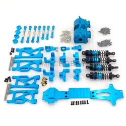 Aluminum Alloy Suspension Upgrade Set Metal Accessories Parts For 1/12 1/14 Wltoys 144001 144010 124017 124019 124008 RC Car