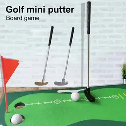 Mini putter de golf en acier inoxydable pour enfants et adultes, club de golf de qualité supérieure, comprend 2 poignées IkTpr pour table