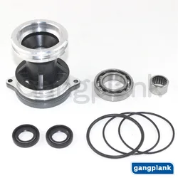 Outboard Gearbox Cover 61N-45361-01-4D + 2 Bearings + Oil Seal for Yamaha 25/30 HP 93101-20M07 93210-65M50 61N-45571-00