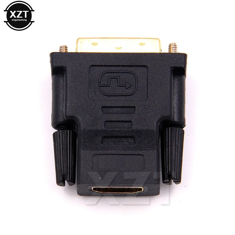 DVI 24+1 to Adapter Cables 24k Gold Plated Plug Male To Female HDMI-compatible To DVI Converter 1080P For PC PS3 HDTV Projector