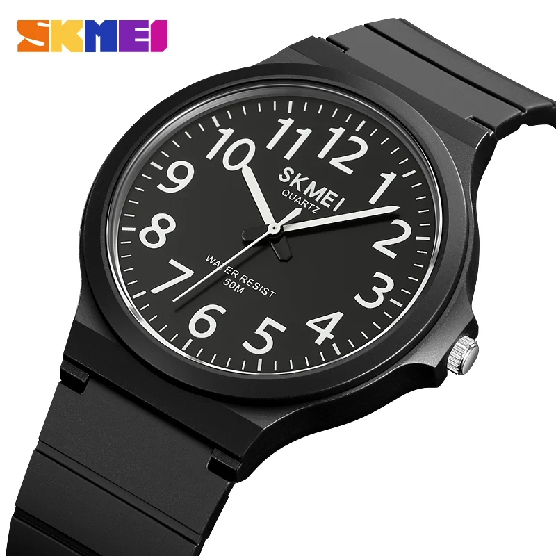 SKMEI Fashion Casual Quartz Wristwatches For Men 3Bar Waterproof Watches Male Time Clock reloj hombre