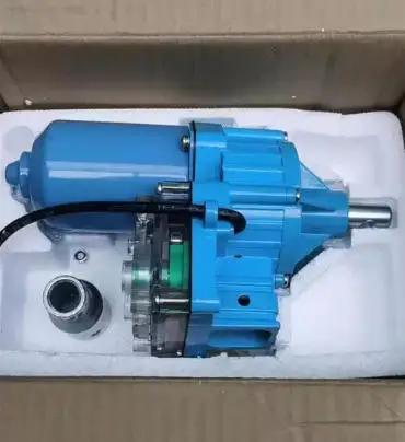 The 24C100W electric film rolling device for greenhouses is suitable for agriculture and animal husbandry industries.