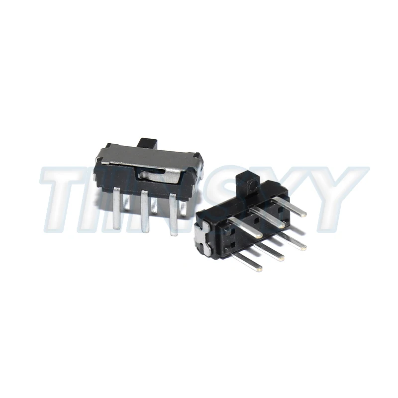 10pcs MSK-22D18 MINI Slide Switch 2P2T DPDT DIP 6Pin Side Slide Mini Toggle Switches Micro Slide Switches Black