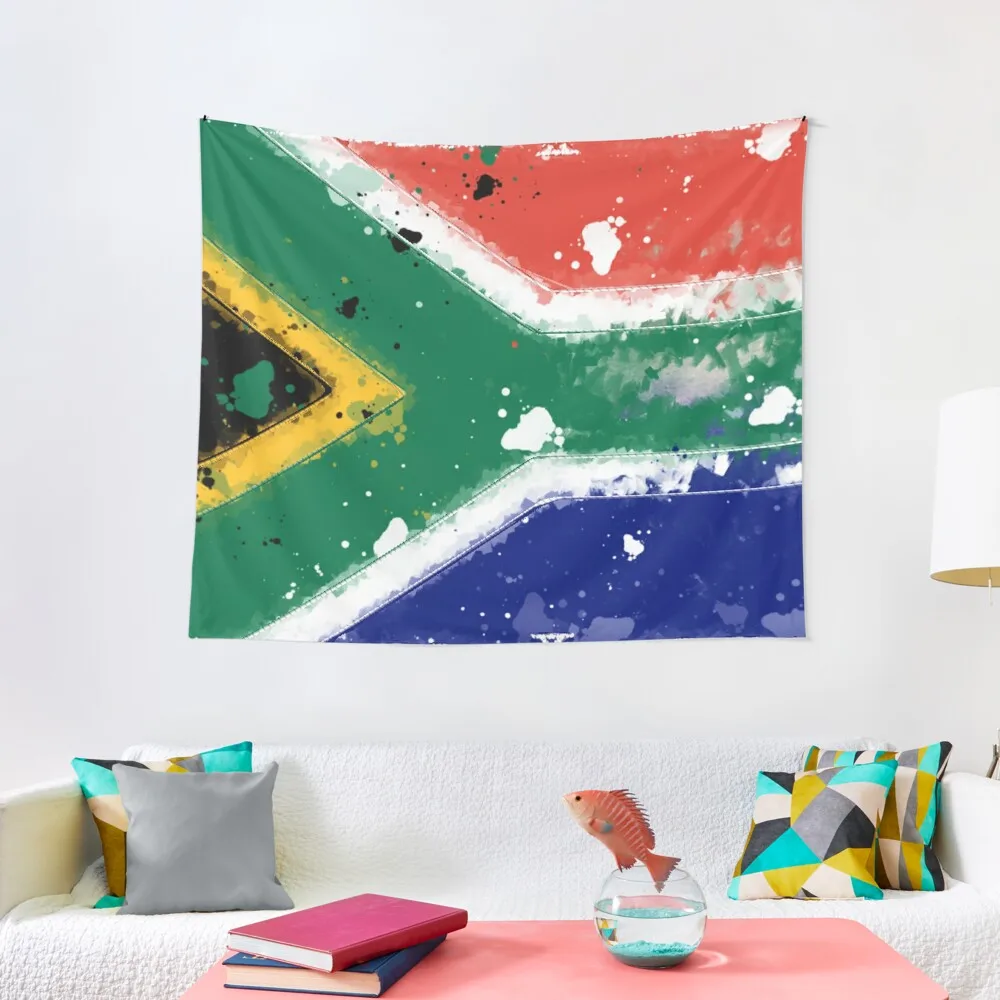 

South Africa Grunge Flag Tapestry Aesthetic Room Decors Wall Carpet Aesthetic Room Decorations Tapestry