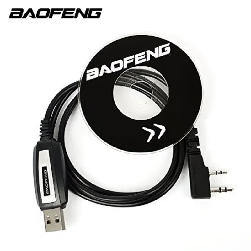 

BAOFENG USB Programming Cable & CD for Baofeng Pofung UV-5R UV-82 GT-3 888s TEN4 F9+ Radio PC Program Data Line