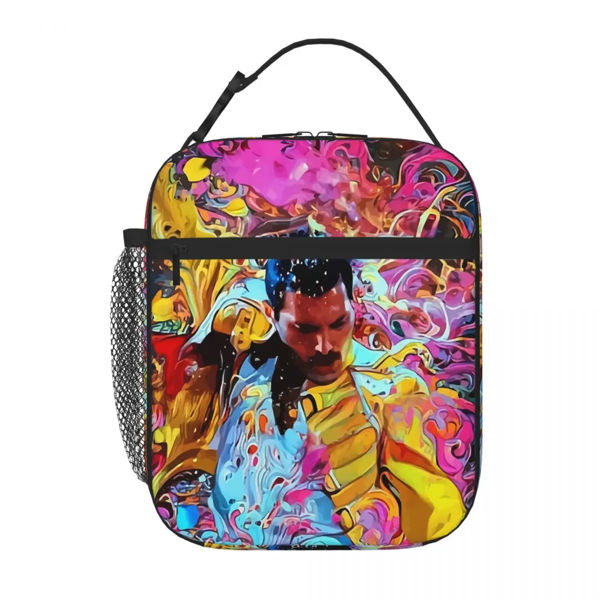 

Сумка для ланча Queen Freddie Mercury, изолированный портативный тоут для еды, герметичные сумки для пикника, Термосумка для женщин и девочек