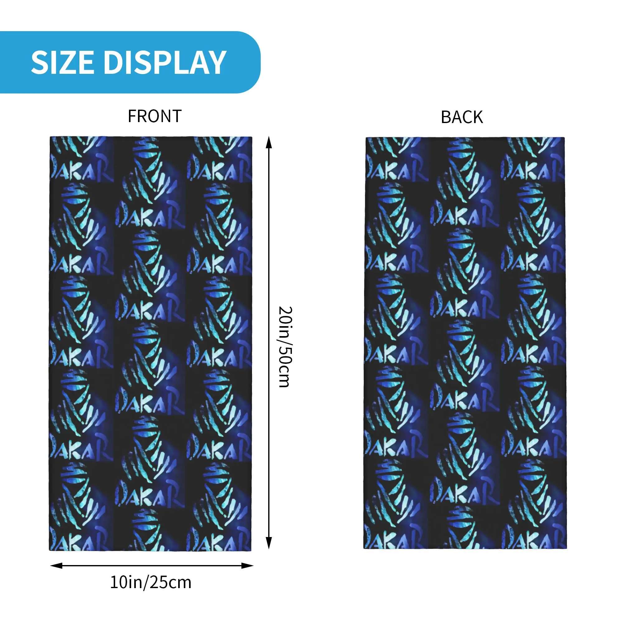 Custom Cycling Rally Racing Bandana Winter Neck Warmer Women Windproof Wrap Face Scarf for Ski Motor Gaiter Headband