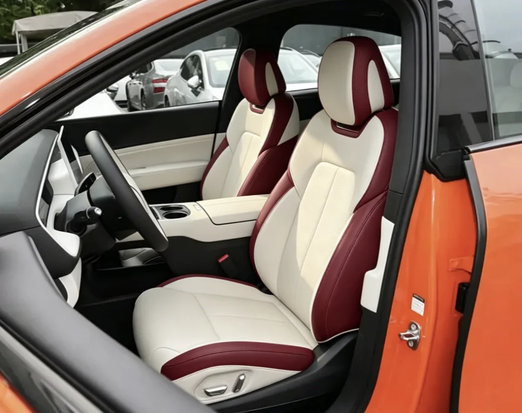 Für Xpeng G6 2025 Maßgefertigte Autositzbezüge Luxuriöses Nappaleder 100% Passgenau Innenraumzubehör 360 ° Vollständige Abdeckung – Detail 10