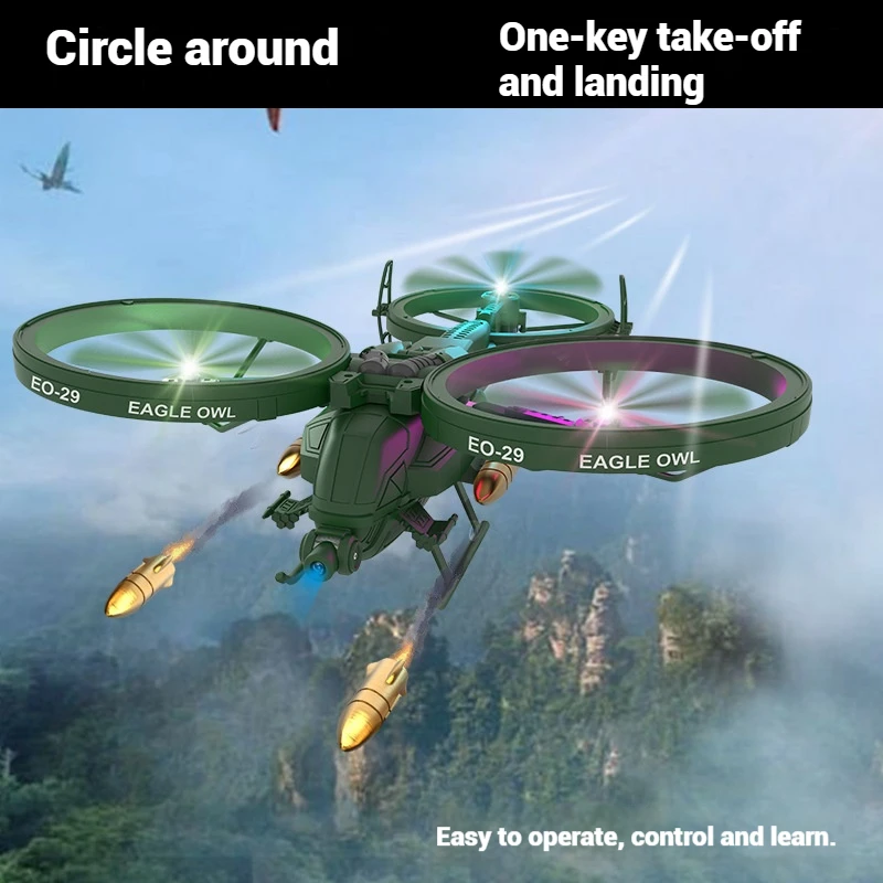 Neues Produkt EO-29 Scorpion Drohne Sechs-Kanal-Quadrocopter mit festem Flügel, ferngesteuertes Flugzeugmodellspielzeug