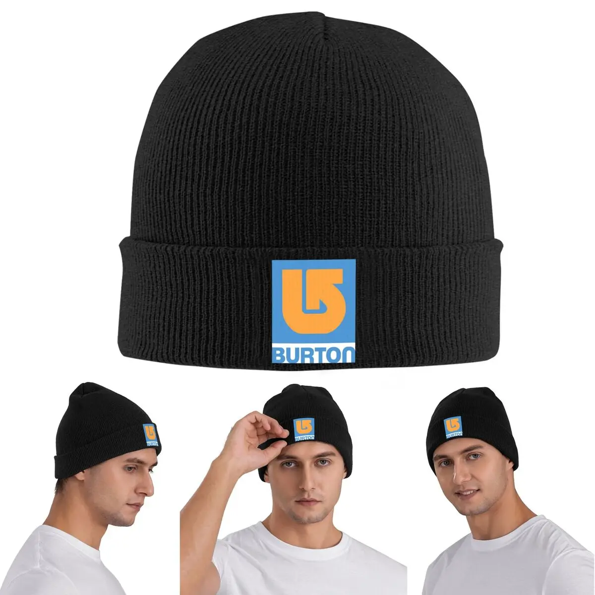 Burton Snowboard Sportive (6) Gorro de punto cálido Gorro de punto de invierno Gorros Gorros Gorros de hip hop para unisex